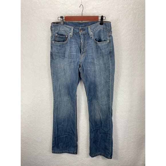 Levi’s 527 Jeans Men’s Size 32x30 Blue Bootcut Mid Rise Denim Workwear Pants - Picture 1 of 8